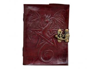 Embossed Dragon Beautiful Brown Color Leather Journal Note Book Dairy